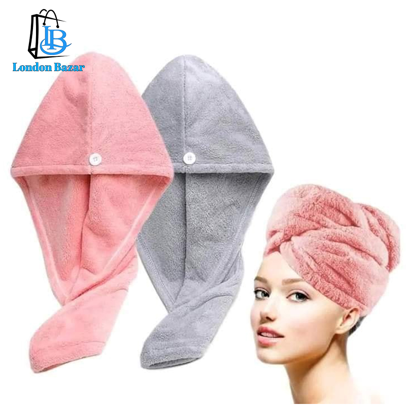 Magic hair drying towel