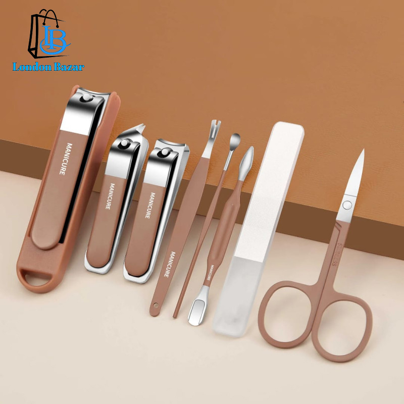 Nail Clippers Manicure Tool 8 Piece Set