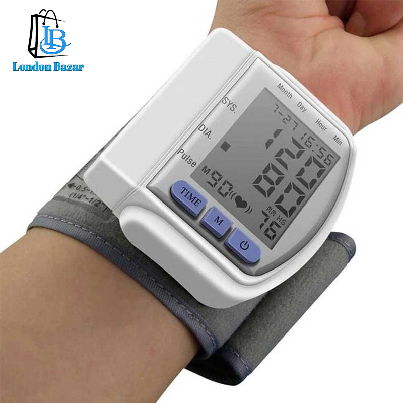 Wrist Watch Automatic Blood Pressure Monitor